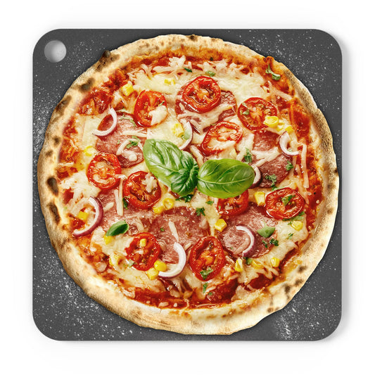 Chef Pomodoro Pizza Steel for Oven or BBQ Grill, Pre-Seasoned Baking Steel, High Quality and Durable Carbon Steel, Compatible with Ooni Koda 12 (33,6