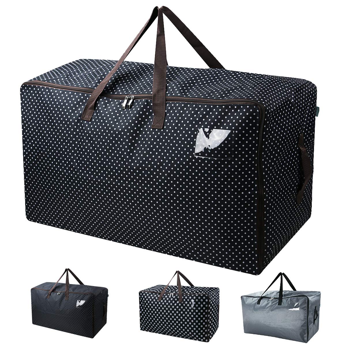 iwill CREATE PRO 100L Water-Resistant Storage Bag, 70x42x35cm Oversized Organiser for Comforters, Blankets & Clothes, Travel Duffel