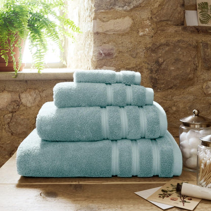 Christy Antalya Large Bath Sheets | Set of 2 | 100% Turkish Cotton | 600GSM | Soft Plush Luxury Bath Towels | 90cm x 150cm | Quick Dry | Ocean Blue