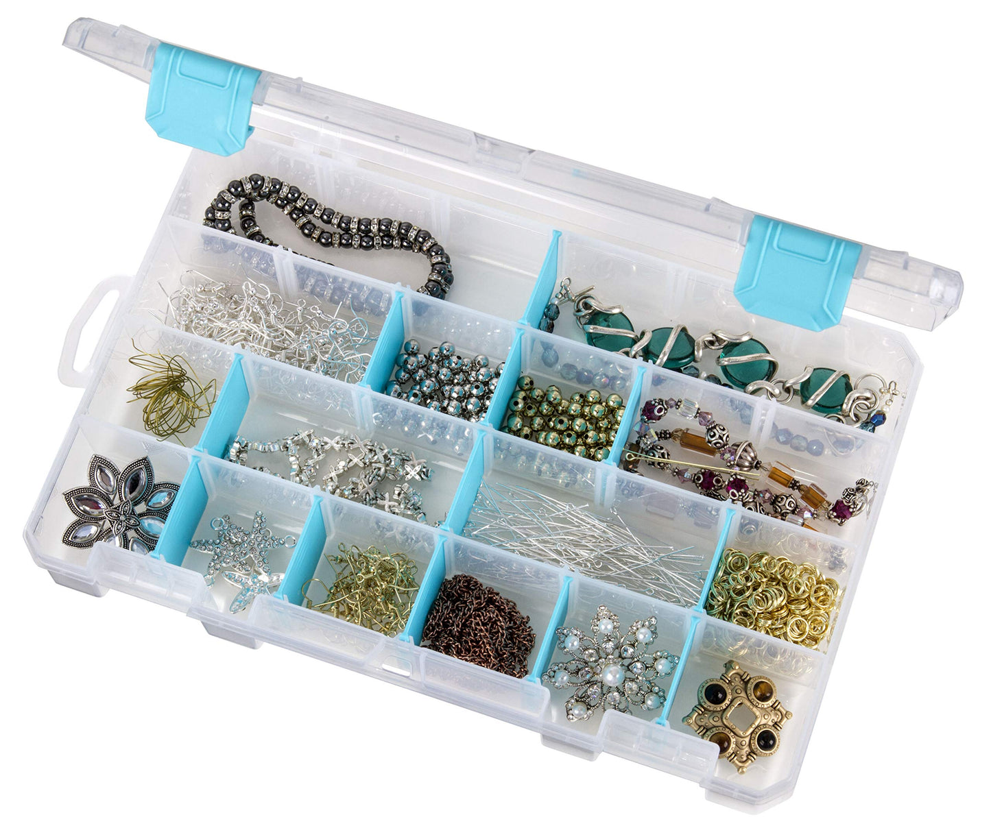 ArtBin 6847AG ZERUST Anti-Tarnish Box, 4 Compartment, Medium (10.75" x 7.375")