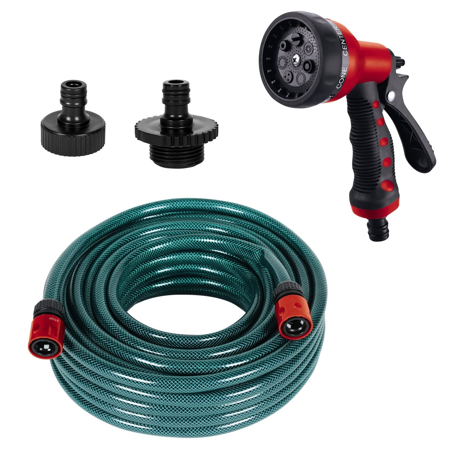 Original Einhell Accessory Set for Surface Pumps (4 Pieces, Pump Accessories, Pressure-Sided Accessory Set, Includes Garden Hose, 2X Adaptors, Garden