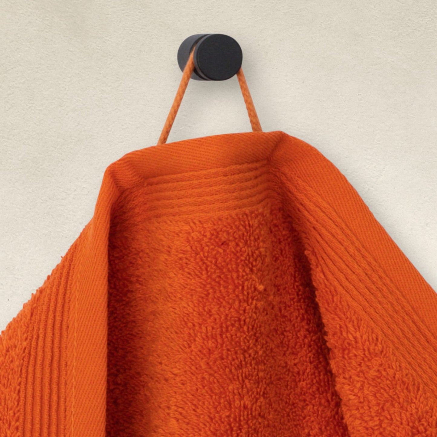 Möve Superwuschel guest towel 30 x 50 cm made of 100% cotton, red clay