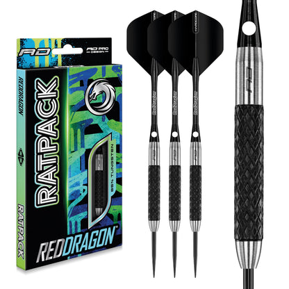 RED DRAGON Rat 1: 26g Tungsten Darts Set with Flights and Stems