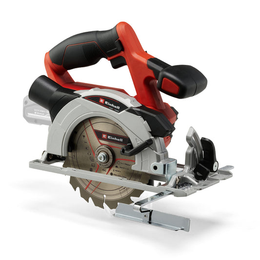 Einhell TE-CS 18/150 Li Power X-Change 18V Cordless Circular Saw | 150mm Rotary Wood Saw, Tool-Free Adjustment, LED, Dust Extraction | Solo Electric