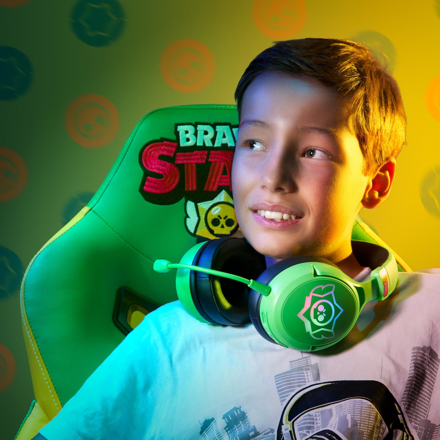 Subsonic Brawl Stars Gaming Office Chair Leon Official Licence Kids