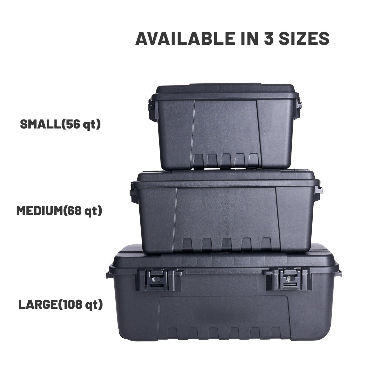 PLANO Sportsman's Trunk - Medium 64ltr,Olive Drap Green, Military-Grade Storage Box with Lid, Heavy Duty, Large, Camping & Army Storage Trunks