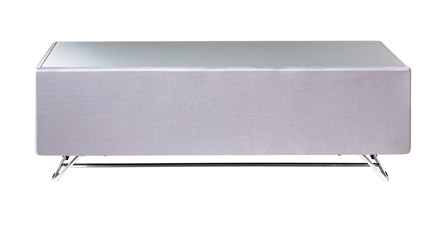 Alphason Chromium Concept TV Cabinet - Grey, 120 x 42 x 40cm (WxDxH)