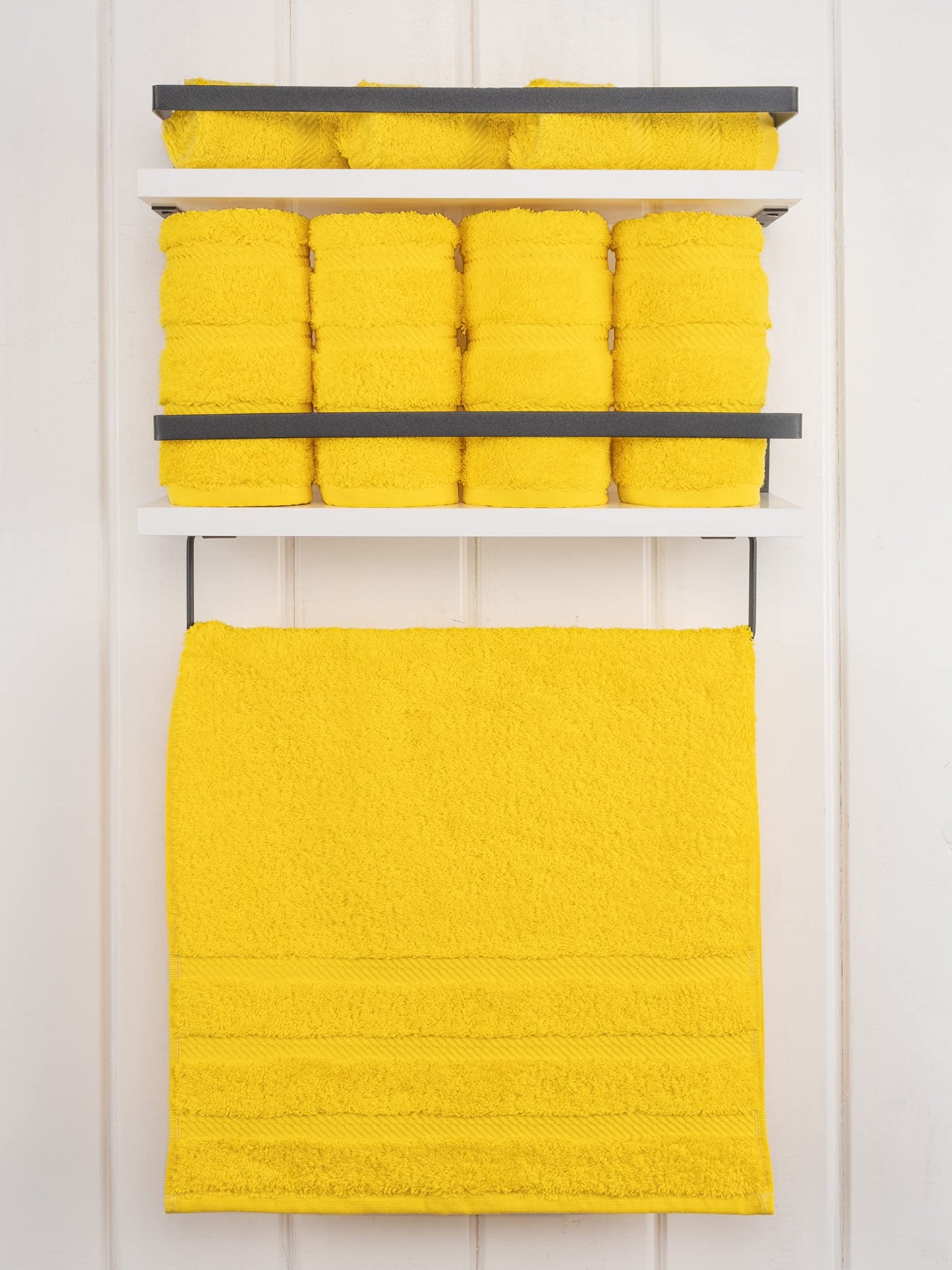 American Soft Linen Luxury Hand Towels for Bathroom, 600 GSM 100% Cotton Turkish 4 Piece Hand Towel Set, 600 GSM Hand Face Towels for Kitchen