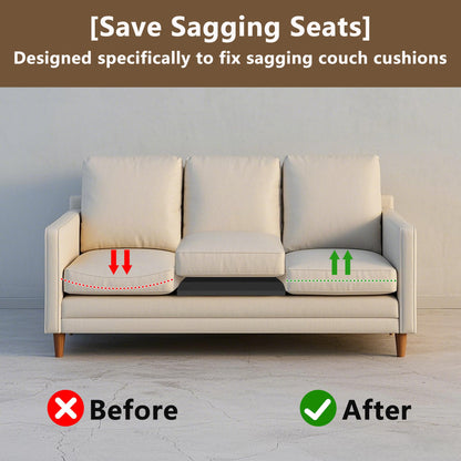 GIONAR 3 Pack 55x55cm Sofa Cushion Support-Repair Foam for Sagging Seat