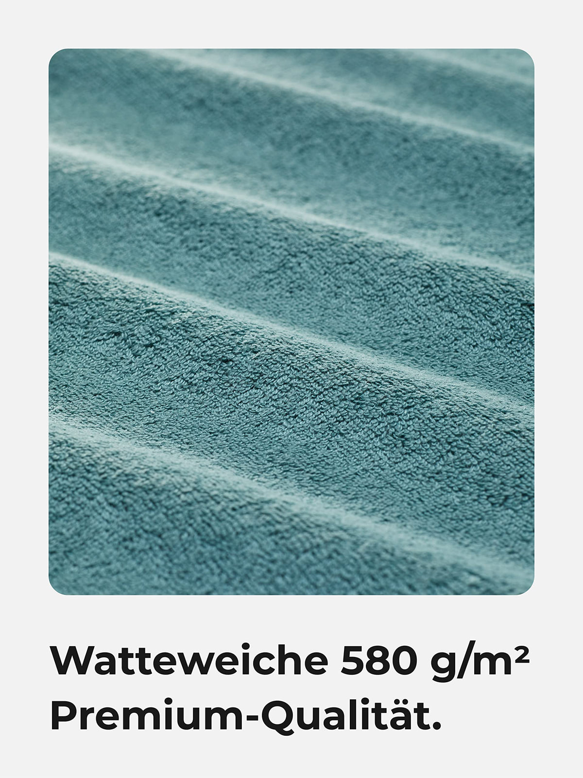 Sowel® Celadon Guest Towels 30 x 50 cm, 100% Organic Cotton, Premium Quality, Hand Towel Made in Portugal