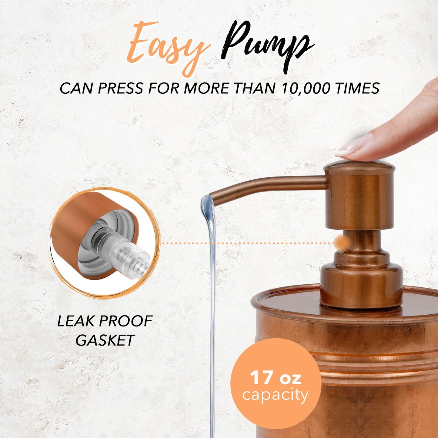Autumn Alley Galvanized Farmhouse Soap Dispenser Kitchen - Liquid Soap Dispenser for Bathroom - Dispenser for Hand Wash, Sanitizer, Lotion