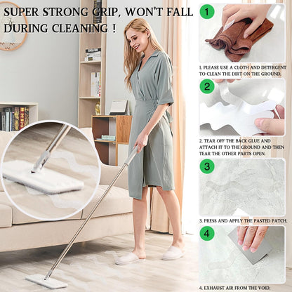 LUFFLOK 24 Pcs Bath Stickers Non Slip Bath Stickers Transparent