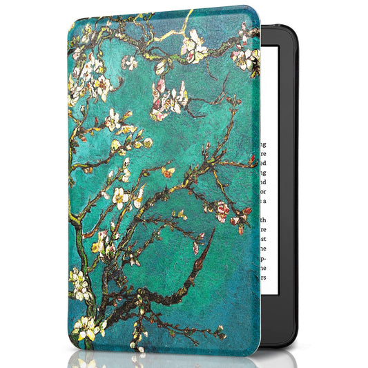 CoBak Case for 6 Inch E-Reader 11th Generation 2024 and 2022, Auto Sleep/Wake, Premium PU Smart Cover for Kindle, Kobo, Boox, Blossom
