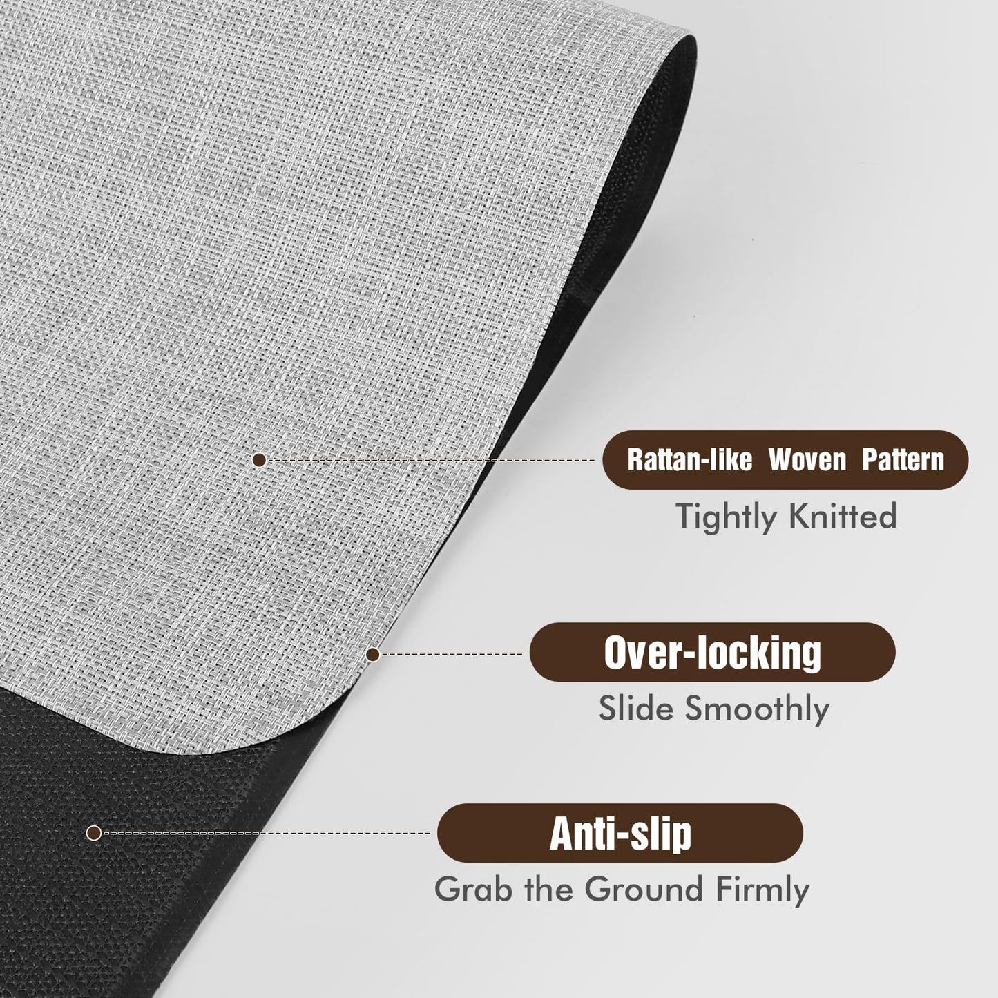 Blvornl Office Chair Mat for Hardwood Floor, 45"x 53" Desk Computer Chair Mat for Hard Wood and Tile Floor