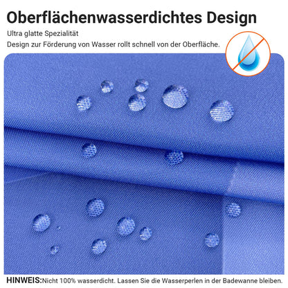 Lerores Shower Curtain, 220 x 180 cm, Geometric Gradient, Weighted Hem, Anti-Mould, Water-Repellent