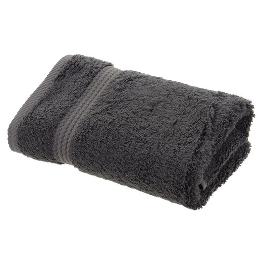 Bamboo Bliss Slate Grey Bamboo Luxury Hand Towel Plush Soft Bathroom Bath Linen 50 x 100cm