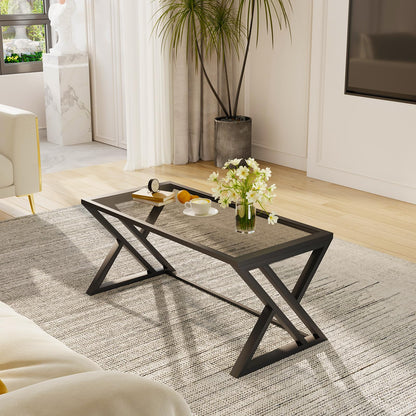 Coffee Table, Living Room Table, Center Tea Table, Glass Coffee Table