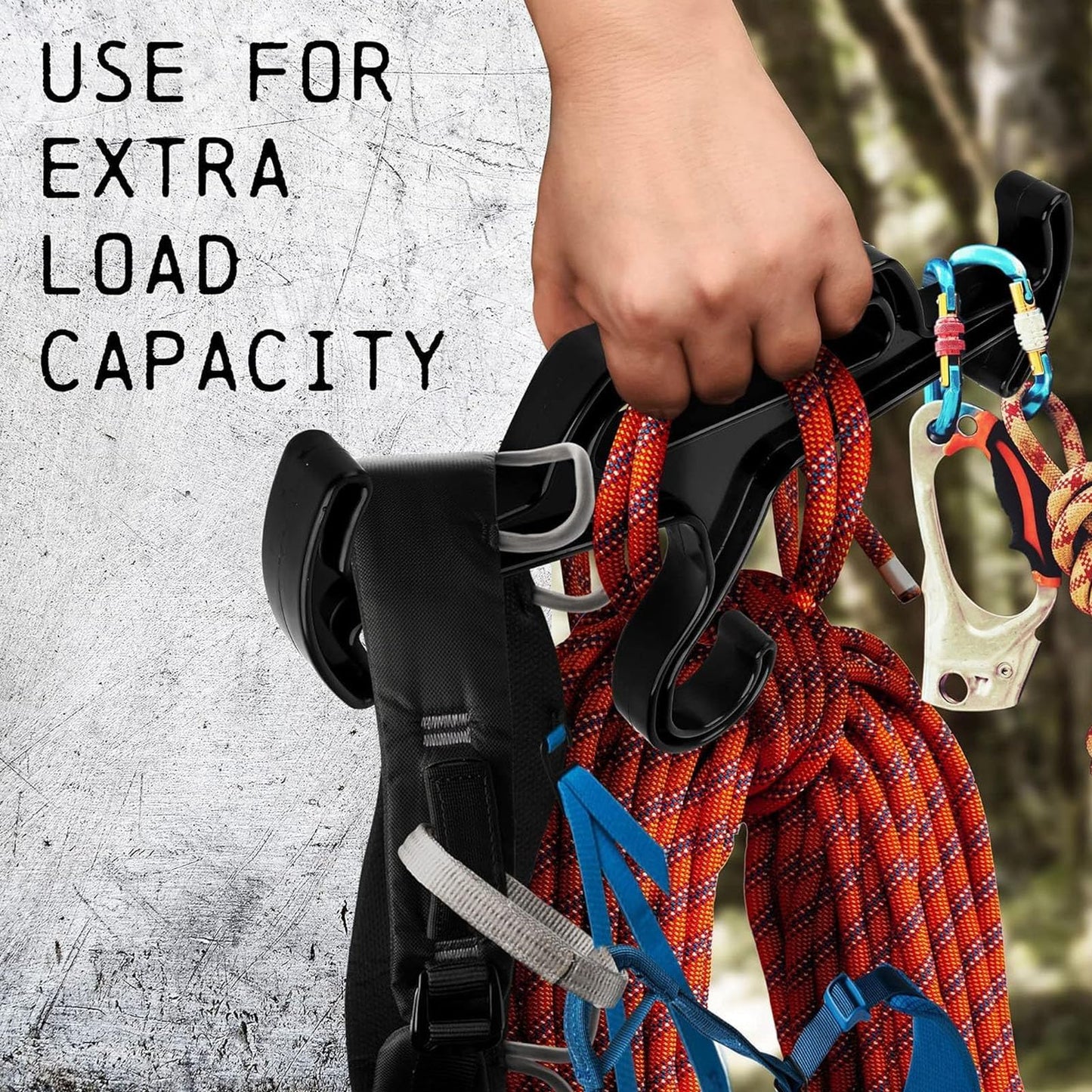 Heavy Duty Hanger,Heavy Duty ABS Clothes Hangers, Multi Purpose High Load Bearing Clothing Hanger for Tactical Gear