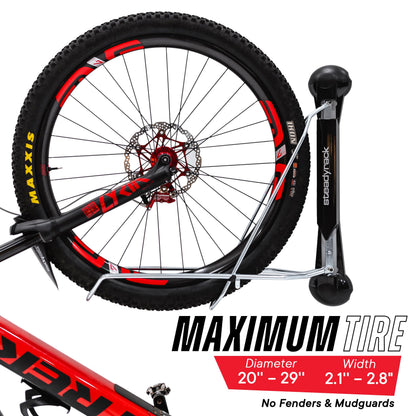 Steadyrack Bike Racks - Mountain Bike Rack - Wall Mounted Bike Rack Storage Solution for Your Home, Garage, or Bike Park