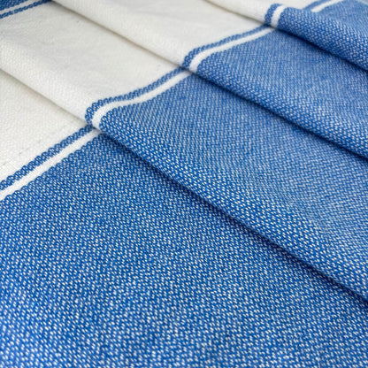 Aspendos Turkish Beach Towel – Lightweight, Quick Dry, Sand Free – 100% Cotton Peshtemal Towel – 90x190 cm – Compact & Soft for Bath, Travel, Holiday