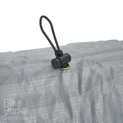 BikeParka STASH Waterproof Bicycle Cover - PAVEMENT Grey