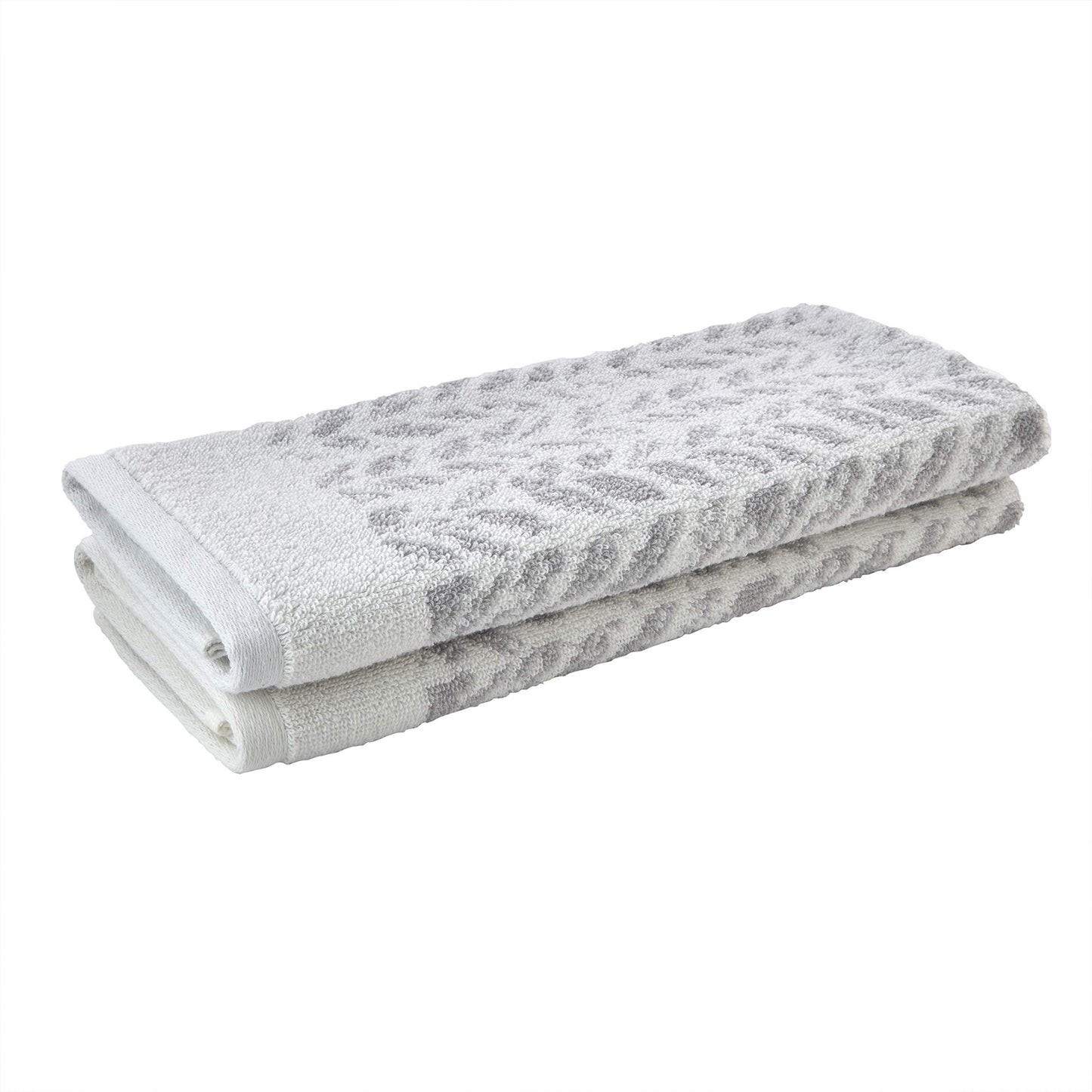 SKL Home by Saturday Knight Ltd. 100% Turkish Cotton Hand Towel Set, Gray, 16"x26"