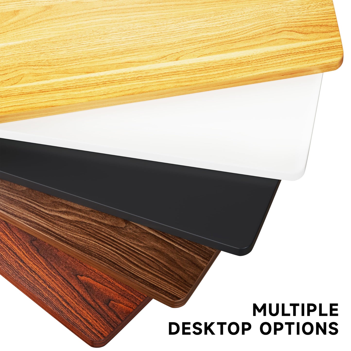 BIZUM Table Top 160 x 70 cm Desk Top Desktop for Height Adjustable Electric Standing Desk, Dining Tables and More DIY - 25 mm Sturdy Durable (Maple)