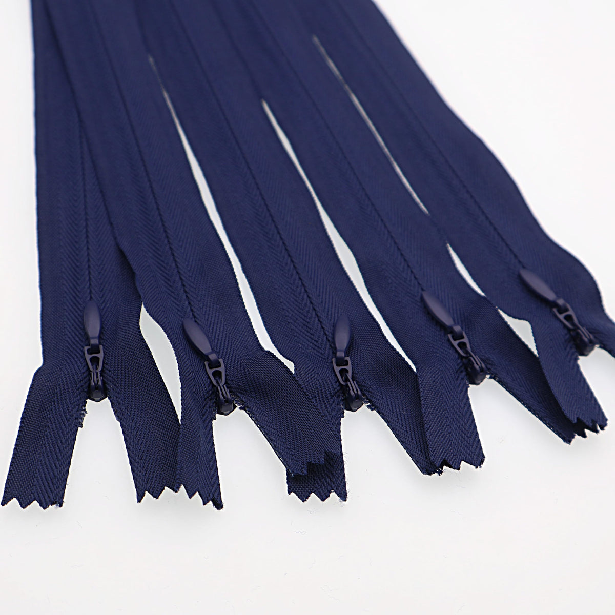 12 Inch Invisible Zips, Close End Nylon Hidden Zip for Handmade Garment, Bags, Home Textile, Tailor 30PCS, Navy Blue YIGUANXIN