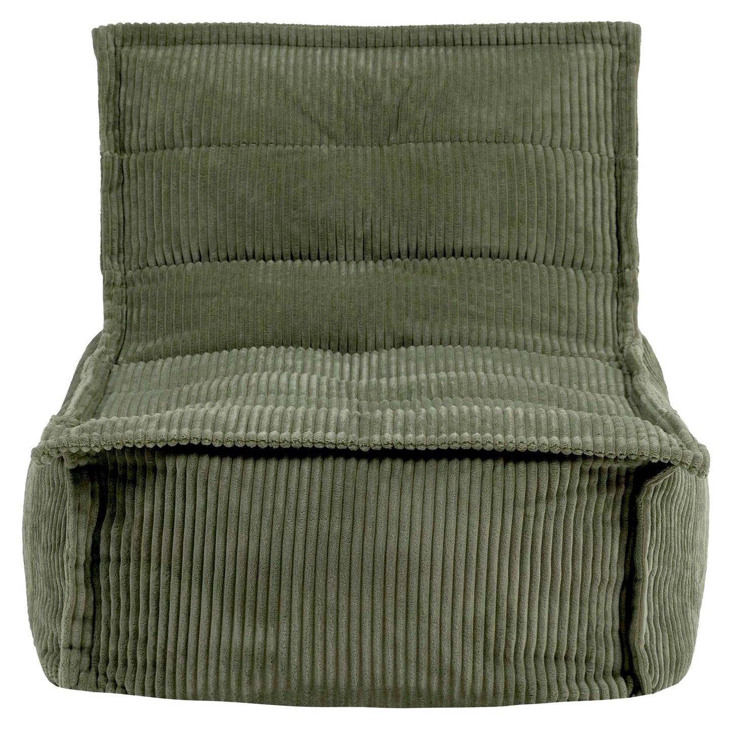 icon Dolce Cord Bean Bag Lounger with Filling Included, Green