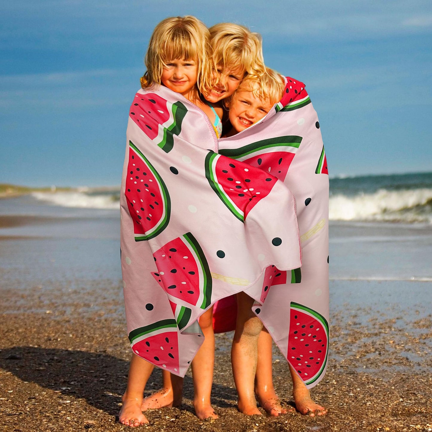 Lubibi Beach Towel,2 Pack,Microfiber,Oversized,Sand-Free,for Kids Adults