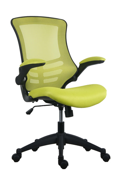 Office Hippo Mesh Operator Office Chair, Height & Tilt Adjustable Ergonomic Chair with Tension Control, Flip Up Arms, Computer Chair for Daily Use