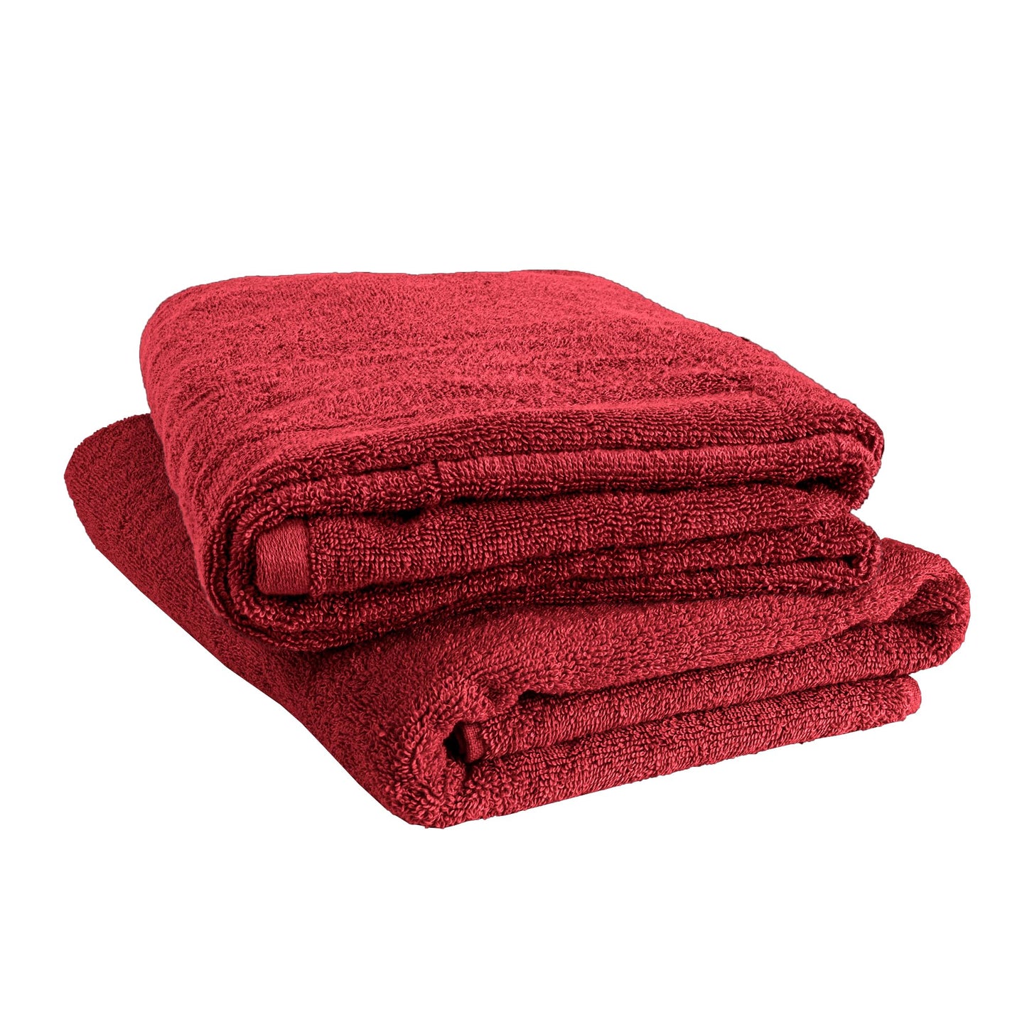 Ruggeri, Set 2 Bath Towels 70x140 cm, Cotton, Red