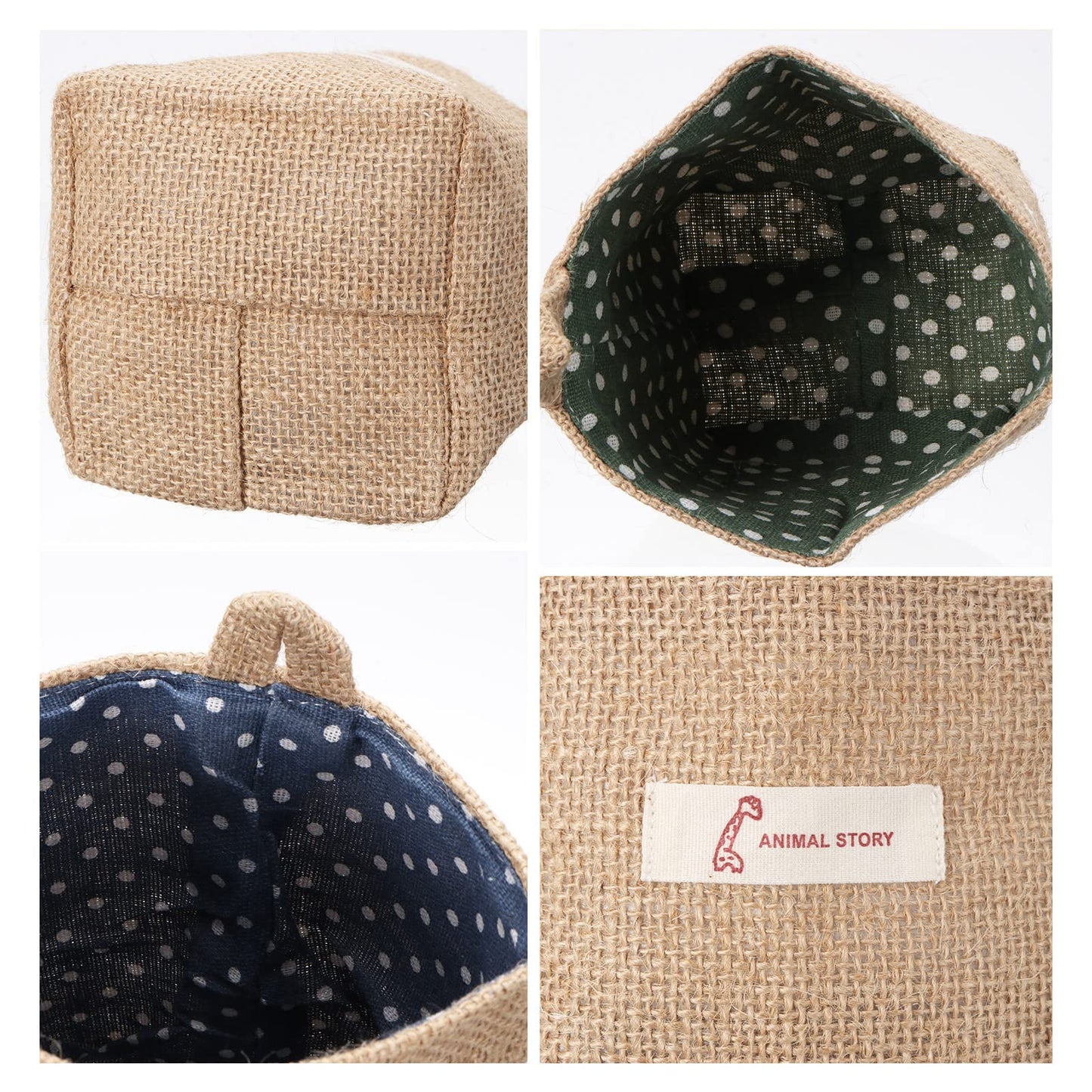 Lifreer 6 Small Hanging Storage Baskets,Hanging Bag Wall Storage Basket