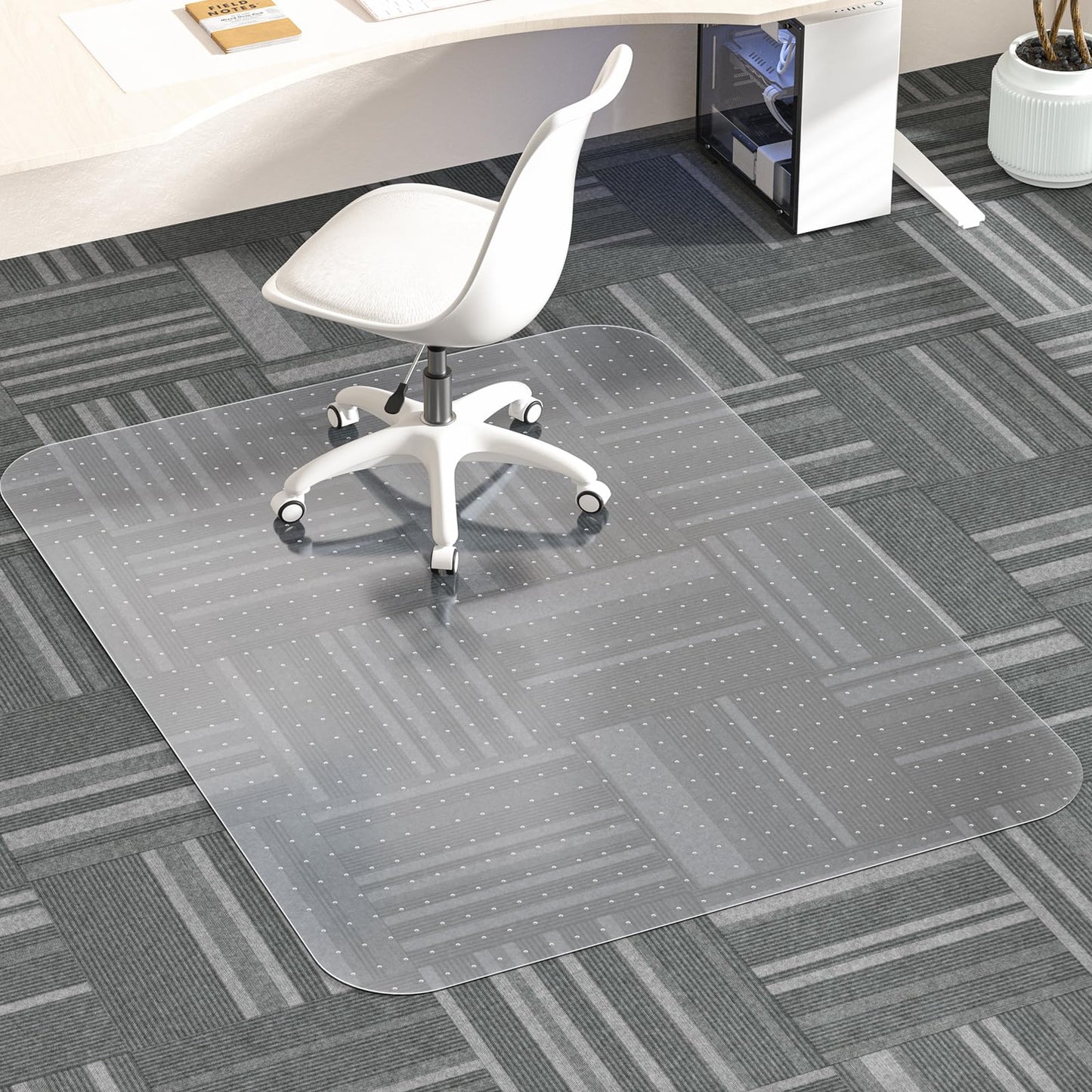 MESHDO Office Chair Mat for Carpet,90 X 120 X 0.22CM Desk Chair Mat for Carpet Floors