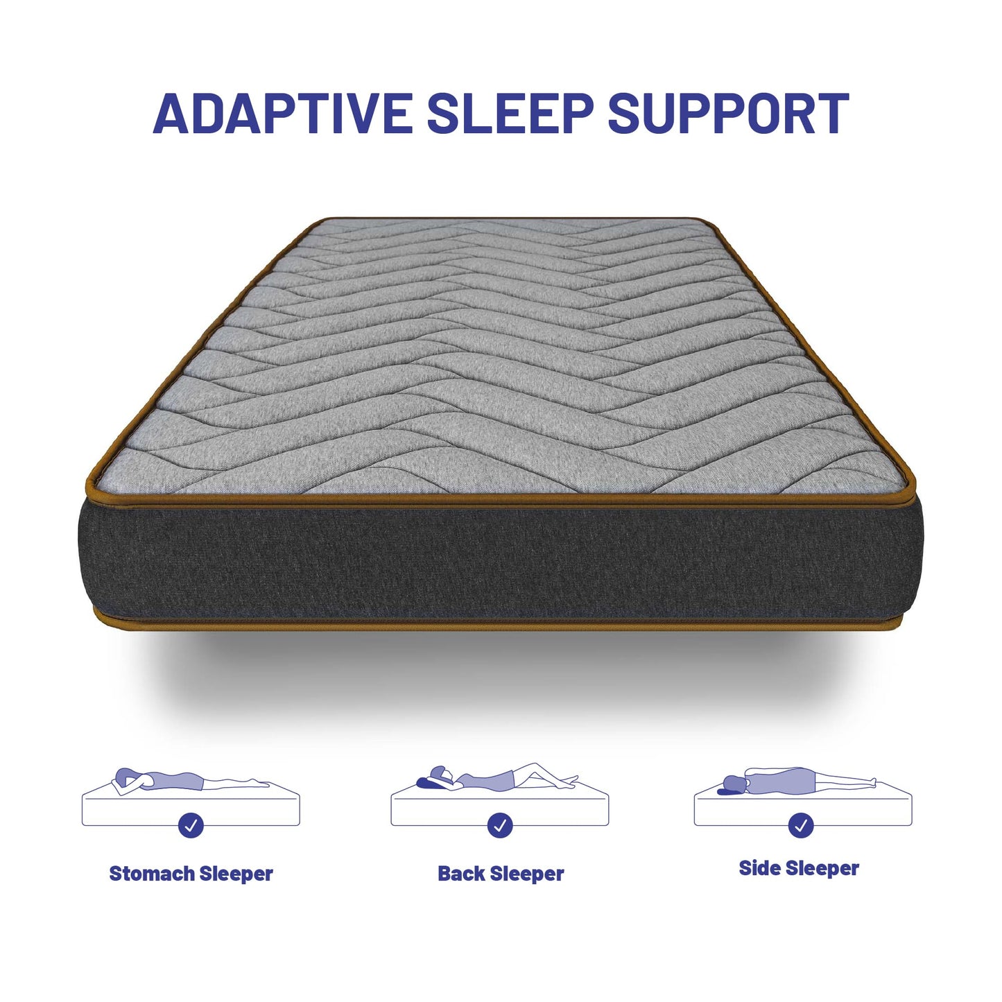 naturalex 3ft Single Mattress Memory Foam Mattress 6 Inch Deep Plush Mattress (90x190cm) Fire Retardant Skin Friendly, The Cotswold