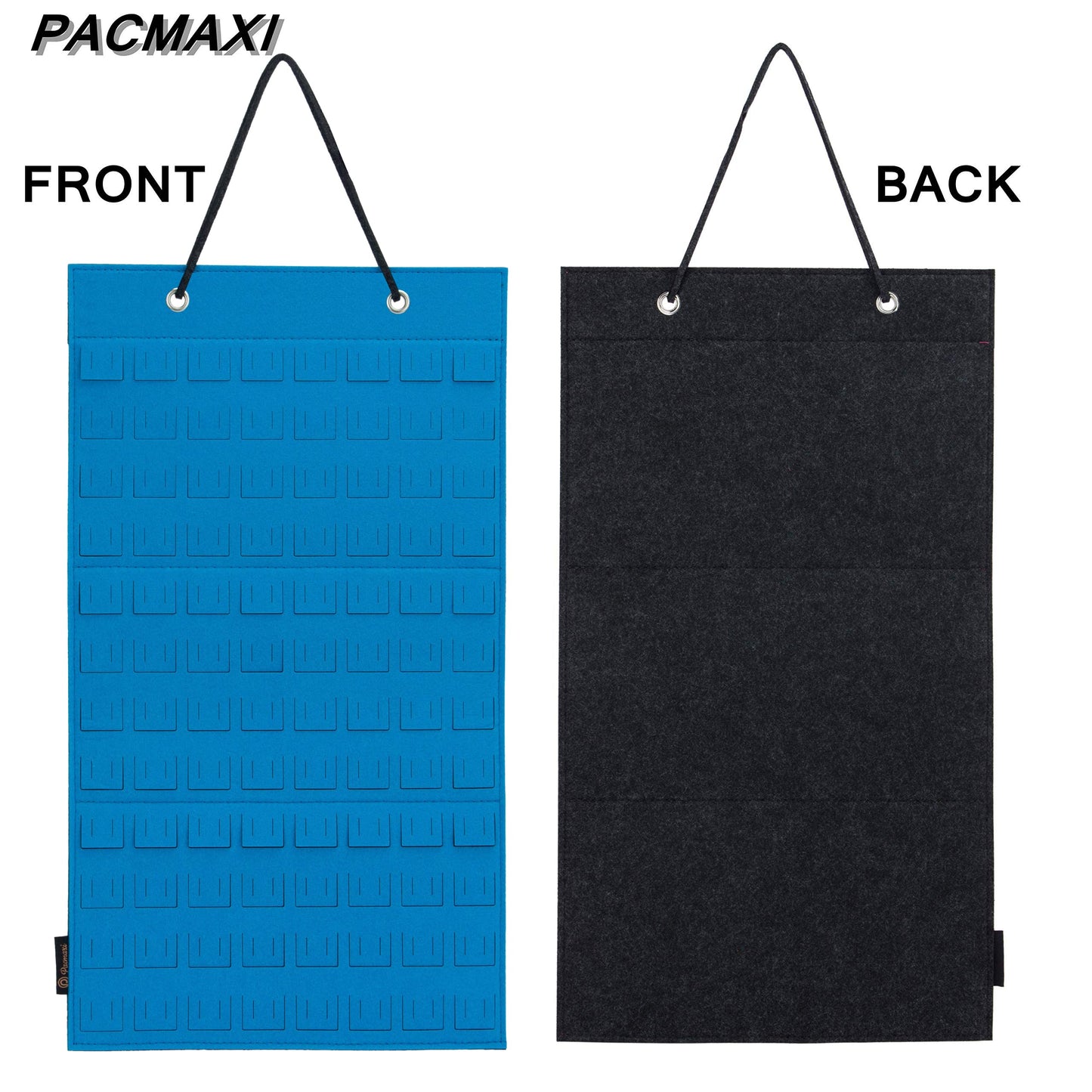 PACMAXI Hanging Brooch Pin Organizer, Display Pins Storage Case, Brooch Collection Storage Holder, Holds Up to 96 Pins.(Not Include Any Accessories)