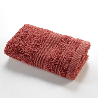 Douceur d'Intérieur, Guest Towel 30 x 50 cm Tendresse Terracotta, Plain Sponge