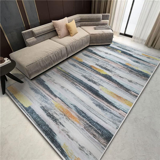 Tinyboy-hbq Artistic Traditional Rug - Fluffy Bedroom & Living Room Striped Design - Large Modern Soft Area Rug - Short Pile Carpet (Stripe, 200 x 250
