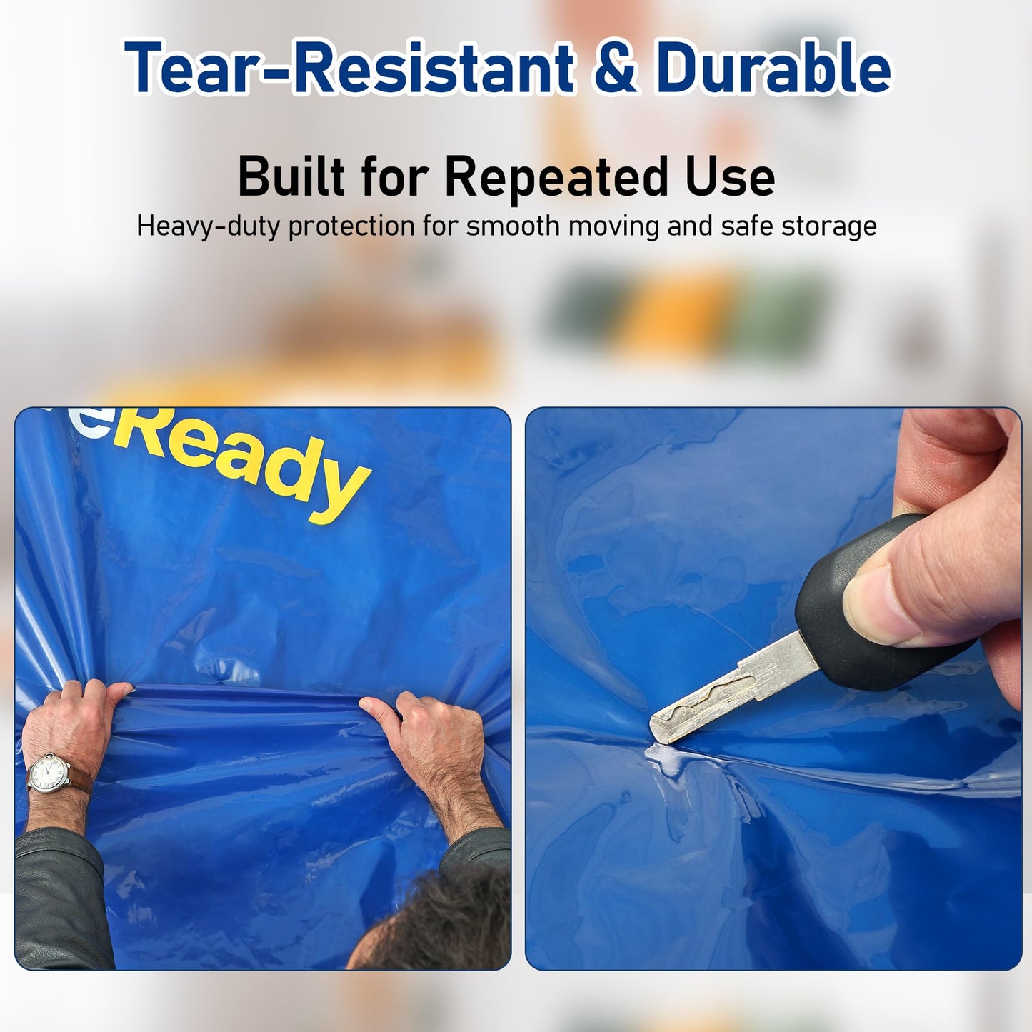 MoveReady Double Mattress Cover for Moving, Mattress Storage Bag
