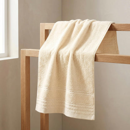 HMETOL Striped Comfort and Quick Drying Hand Towel Set 14 x 30 Inches
