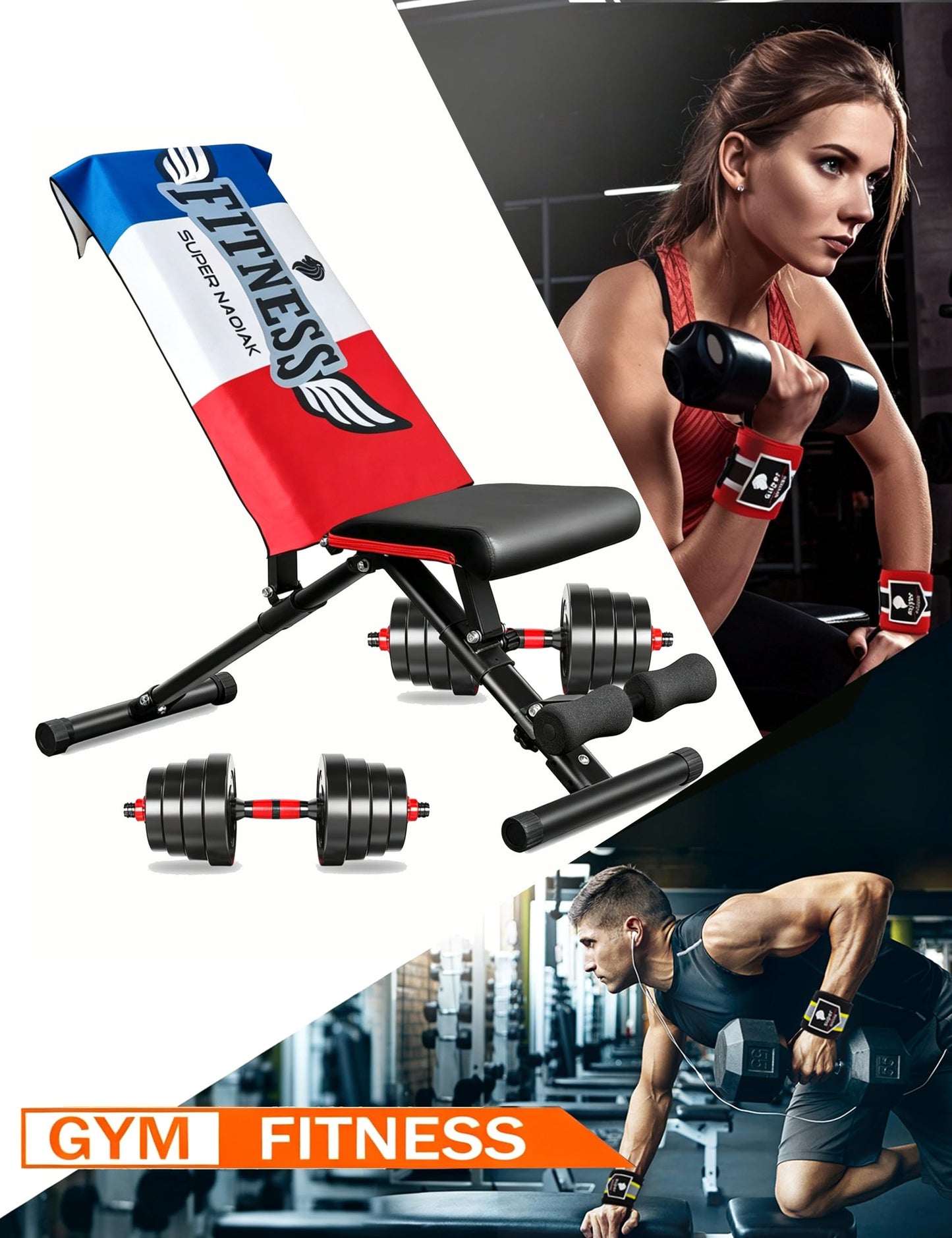 super NADIAK Gym Towel - Microfiber Towel - Microfiber Sheet Ideal for Weight Room - Towel for Workouts - Both Indoors and Outdoors Sport,Fitness,Gym