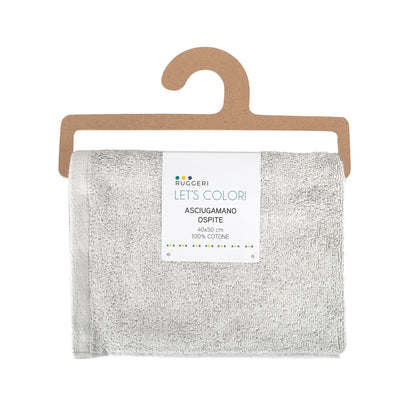 Ruggeri 4 Piece Guest Towel Set, 40x50 cm, Soft Cotton, White