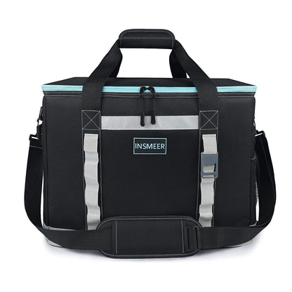 INSMEER Large Cooler Bag 65 Can, Soft Cooler Insulated 48L Foldable/Collapsible/Leakproof,with Opener&Removable Shoulder Strap, Portable Thermal Bag