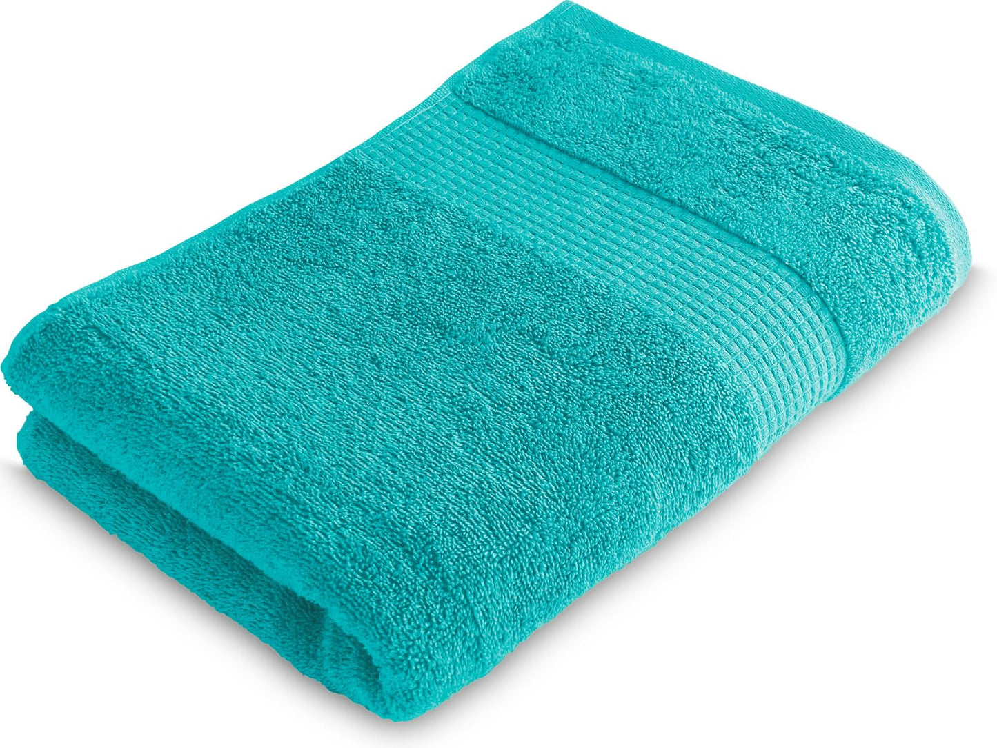 Le linge de Jules Bath Towel 70 x 130 cm 100% Cotton 450 g/m2 Turquoise Blue