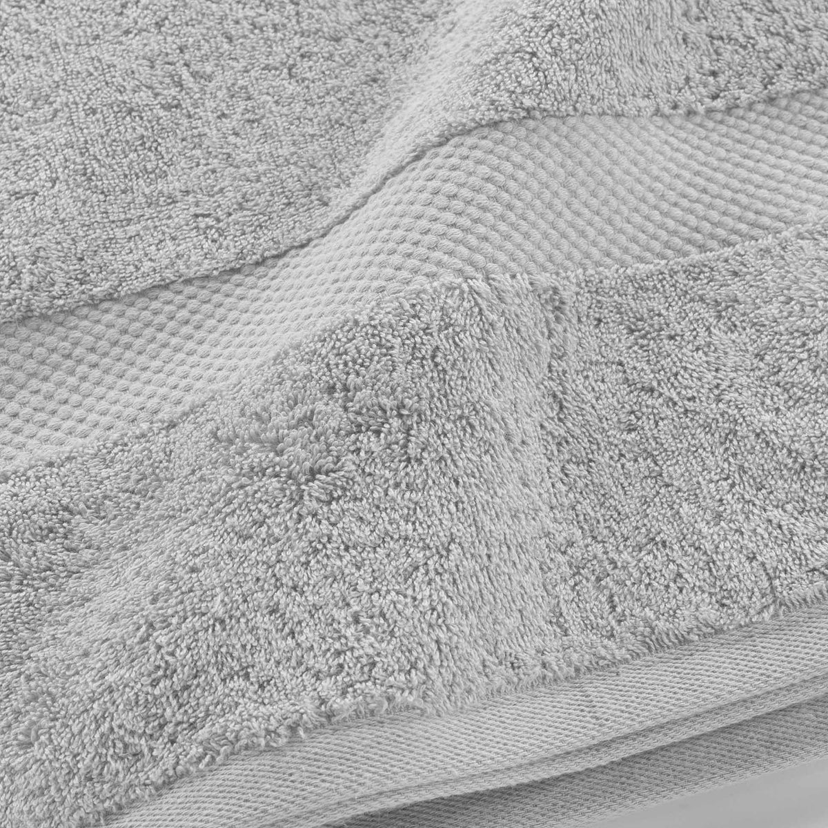 Douceur d'Intérieur, Elegance Pearl Towel 50 x 90 cm 100% Cotton Plain