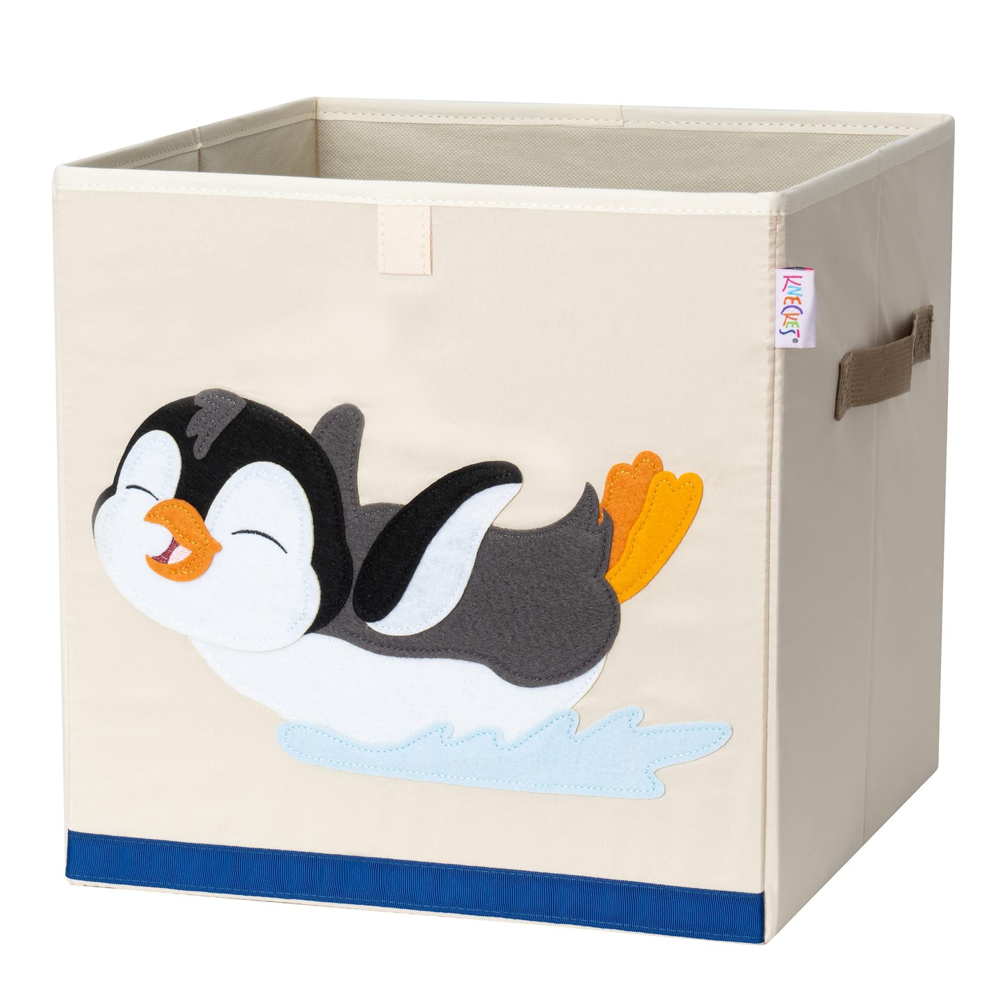 KNECKES Kallax Premium Storage Box for Children, 8 Designs (33 x 33 x 33 cm), Size Suitable as Kallax Boxes, Children's Room, Toy Box, Foldable