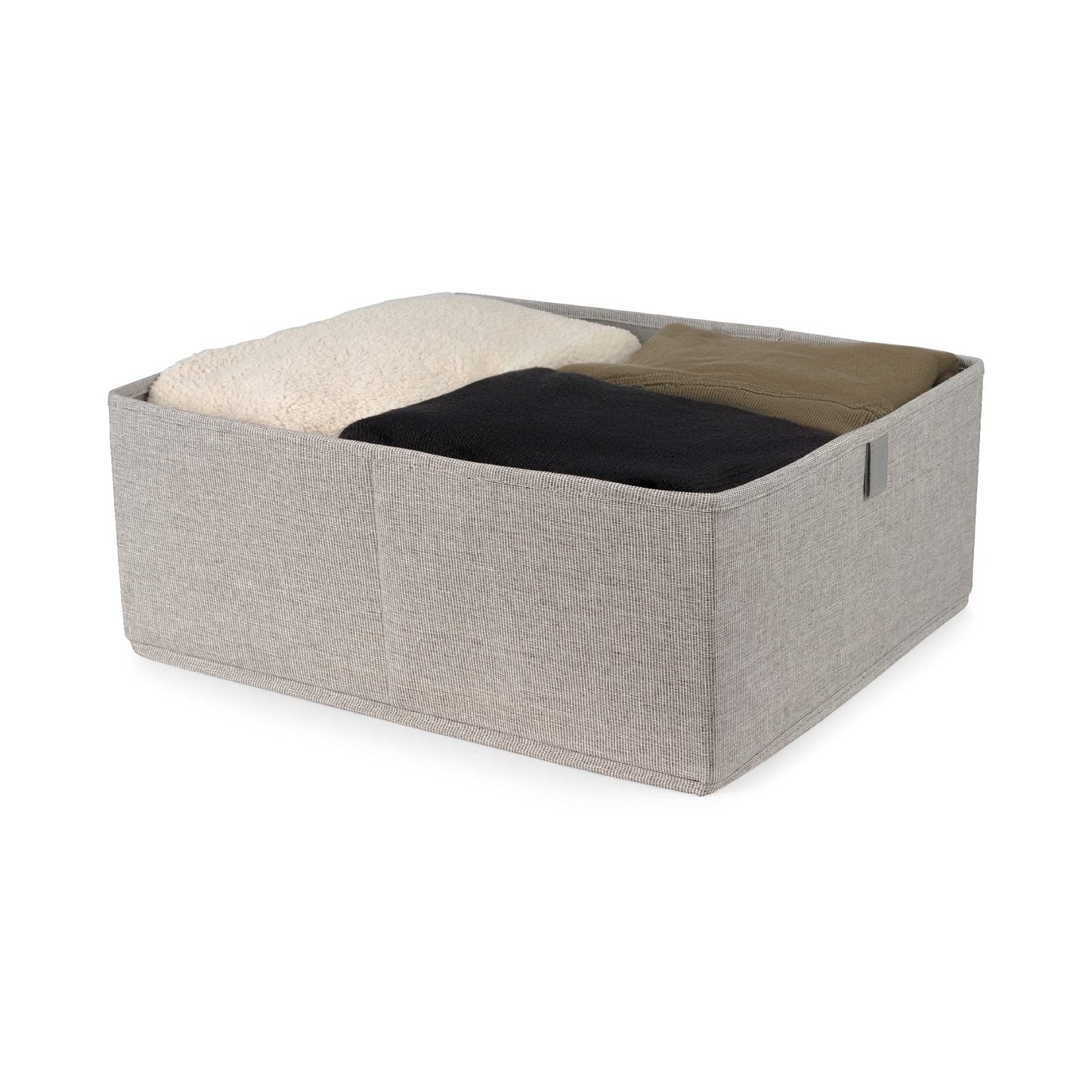 Compactor Oxford Large Drawer Organizer - Grey, 42X36X16.5 cm, Oxford Fabric and Cardboard, Sku: RAN10732