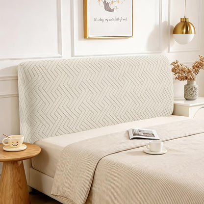 CYCMACO Elastic Headboard Cover, Double/Single Bed Headboard, Removable and Washable Dust Cover, Durable, Universal Headboard Cover Dustproof