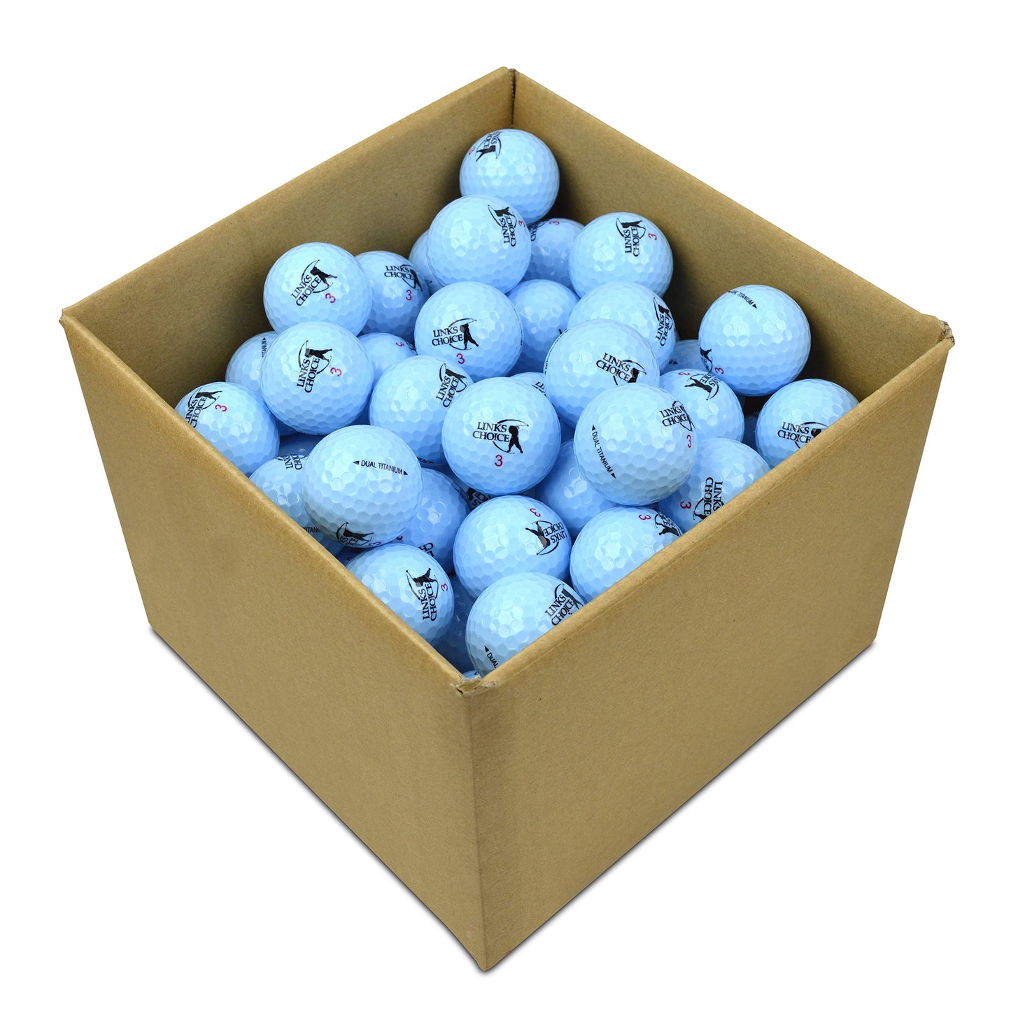 Links Choice 100 Blue Coloured Golf Balls