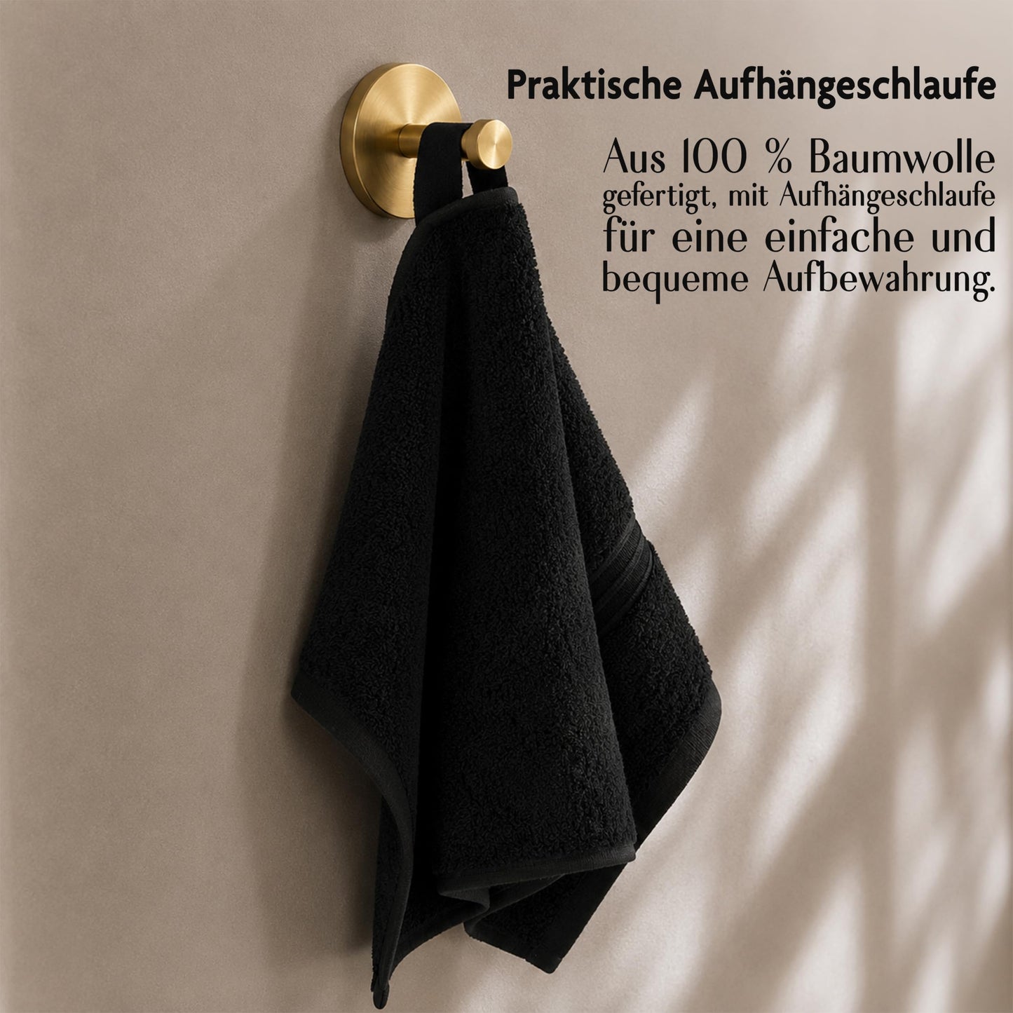 Hammetex Guest Towels Set of 5 30 x 50 cm 100% Cotton Terry Cloth